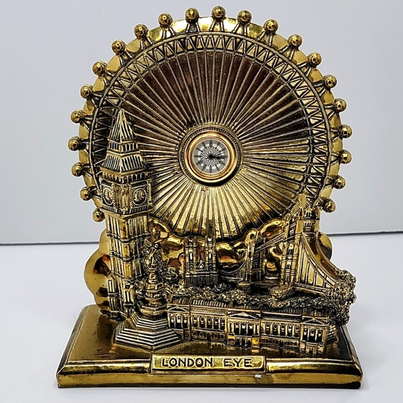 VTG | London Eye | gold collector clock